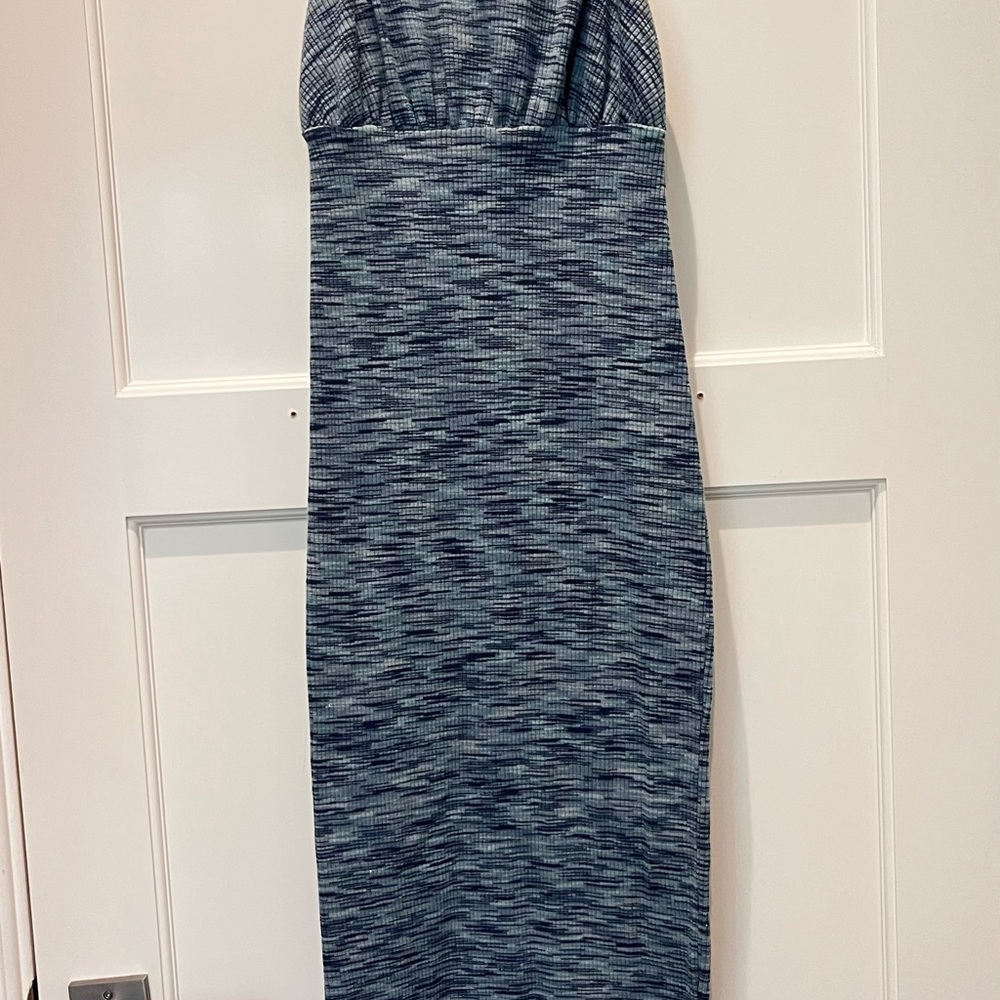 Rip curl Blue Patterned Sleeveless  Dress